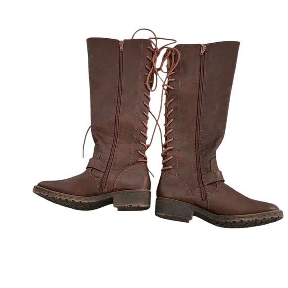 SOFFT Eurosoft Carlen Lace-Up Knee High Boot Brown Leather Womens Size 6M NWOB - Picture 5 of 6